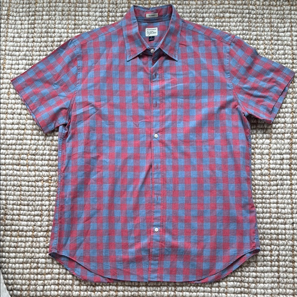 Men’s Jcrew Short Sleeve Button Down